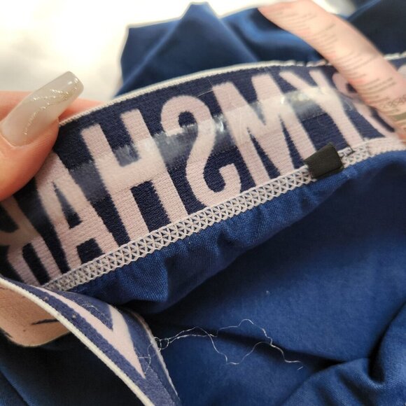 Gymshark Navy Blue Full Length Leggings Tights Activewear Pants Women's S - Picture 6 of 7